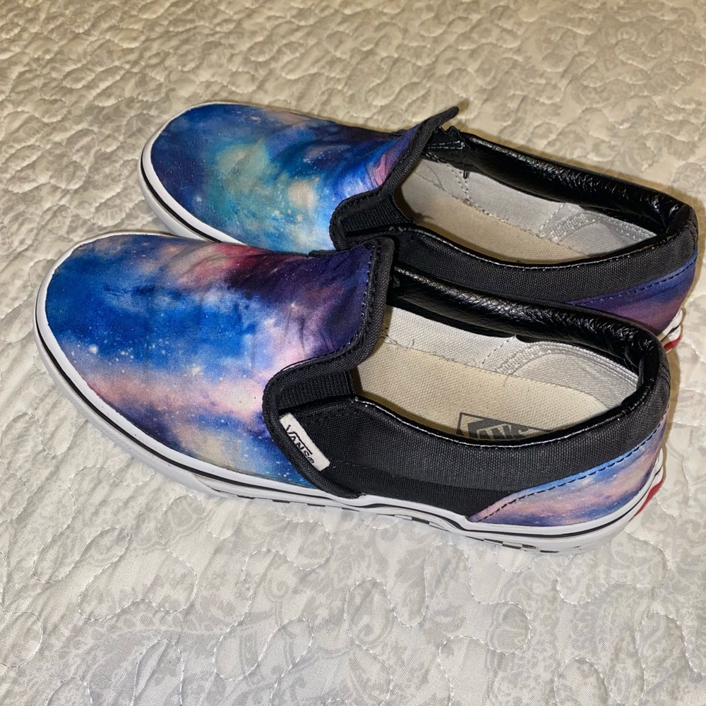 Kid’s VANS galaxy slip ons